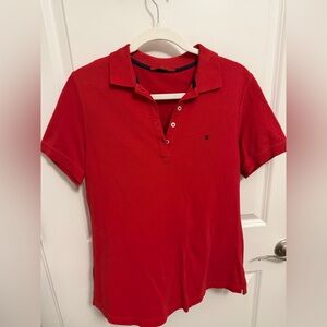 Carolina Herrera Scarlet Button-Down Shirt